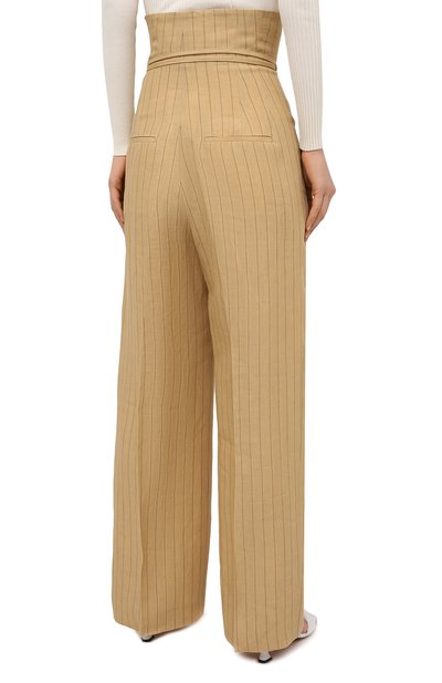 Льняные брюки JACQUEMUS, арт. 211PA05/112851, фото 4