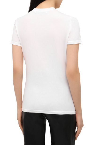 Хлопковая футболка PROENZA SCHOULER WHITE LABEL, арт. WL2114226-JC144, фото 4