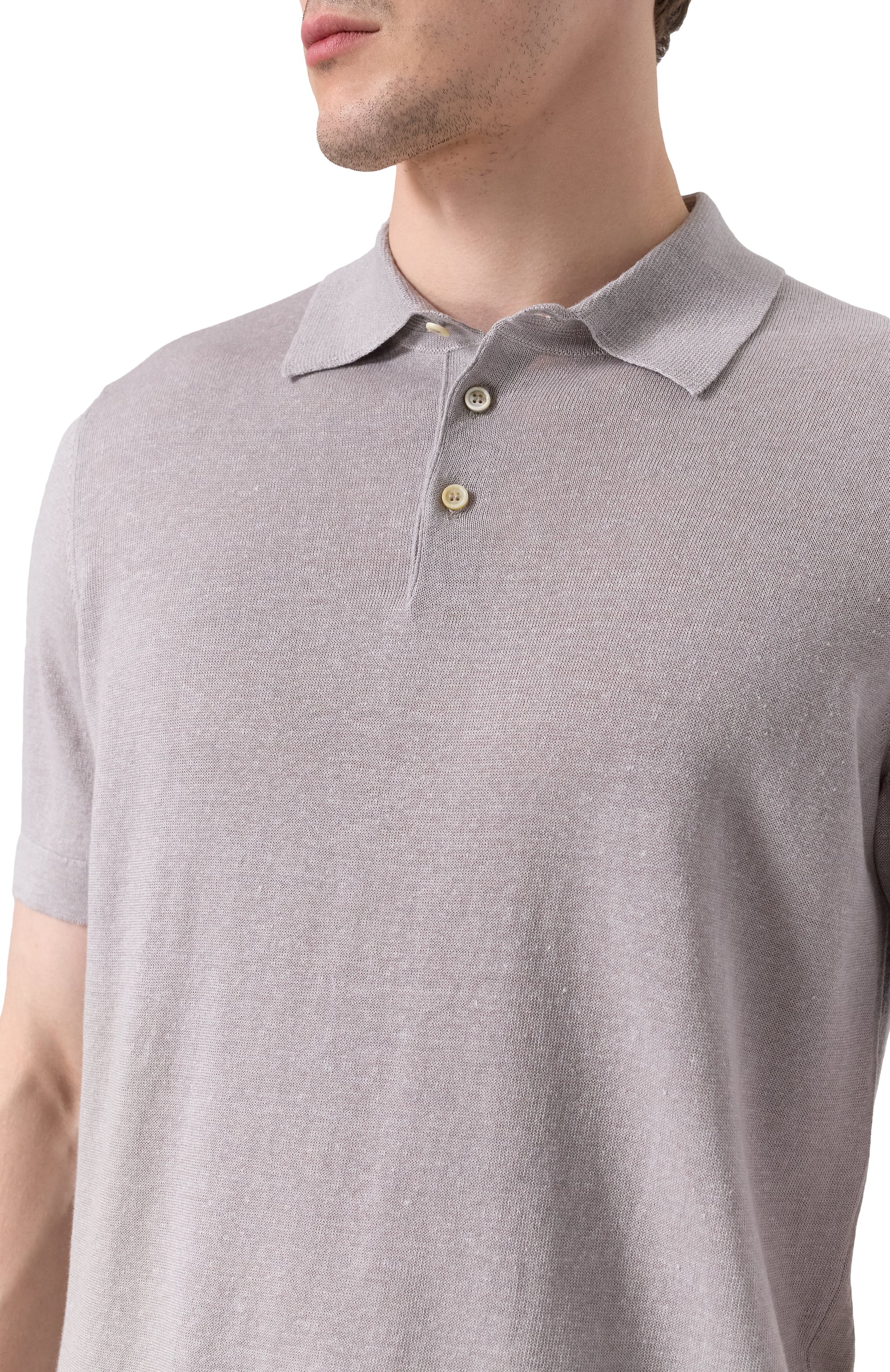 Поло изо льна и кашемира MVST, арт. 25E/X1P/0/A002/7639, фото 5