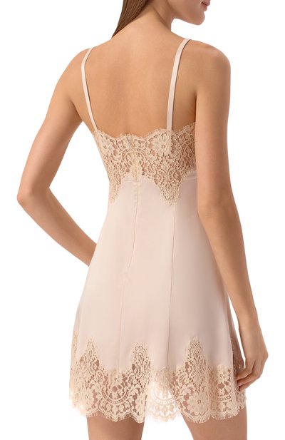 Платье из шелка и хлопка DOLCE & GABBANA, арт. F60FGT/FURAG, фото 4