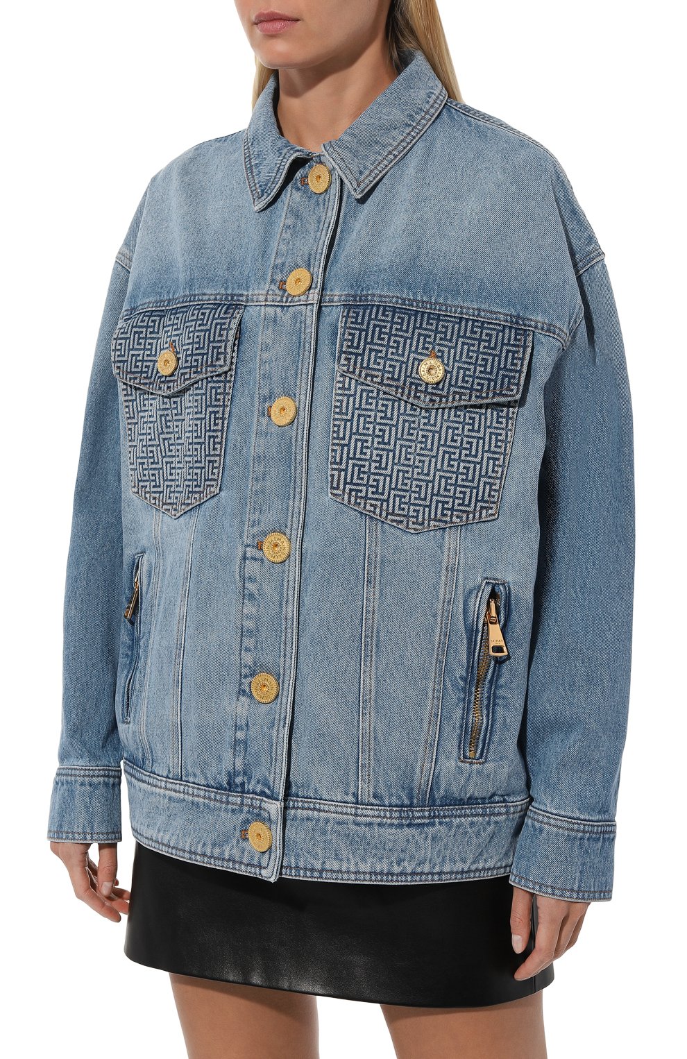 Джинсовая куртка BALMAIN, арт. AF1TC060DD09, фото 3