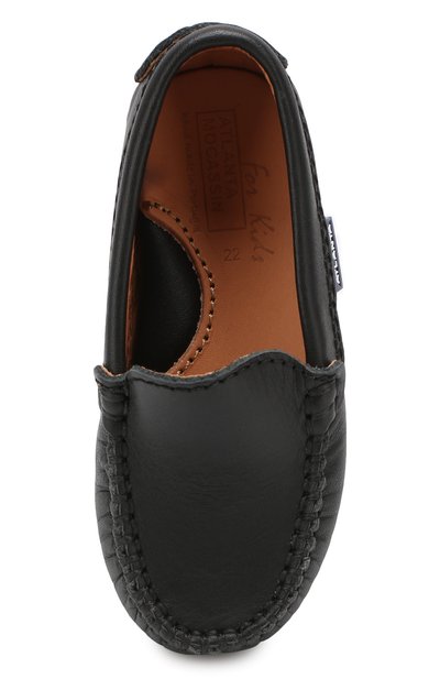 Кожаные мокасины ATLANTA MOCASSIN, арт. 9AT1AN015GPSTT/21-27, фото 4