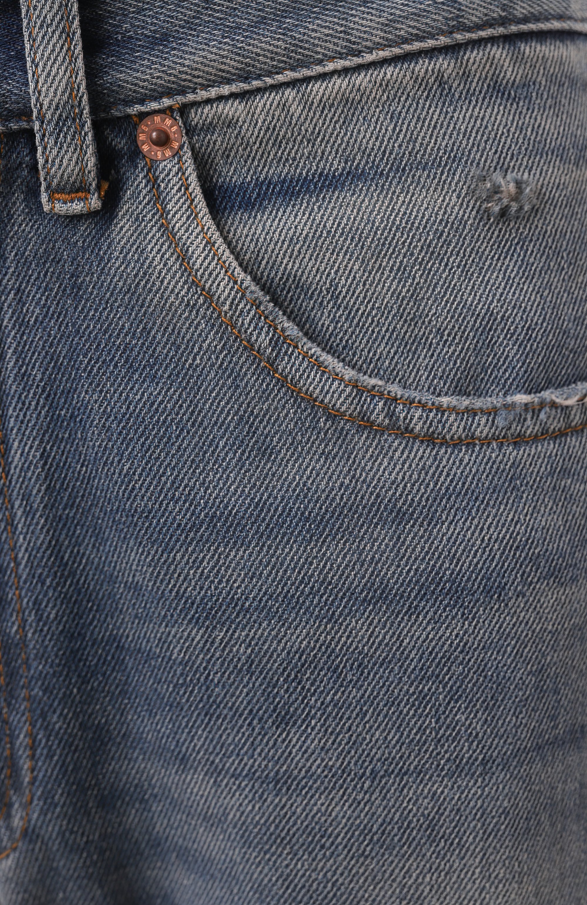 Джинсы MM6 синего цвета по цене 61550 руб., арт. S52LA0238/M30017, фото 6 Джинсы MM6, арт. S52LA0238/M30017, фото 6