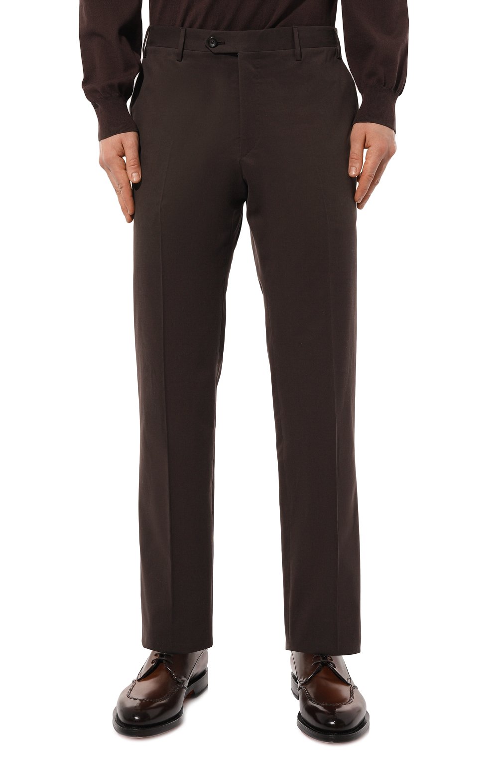 Брюки из х�лопка и кашемира CORNELIANI, арт. 934B02-9314510, фото 3