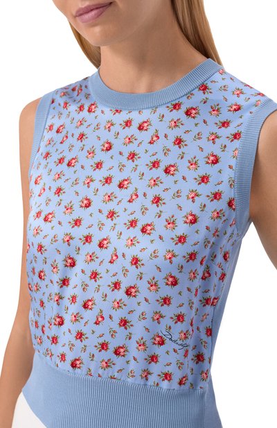 Шелковый топ DOLCE & GABBANA, арт. FXT43T/JBS0Q, фото 5