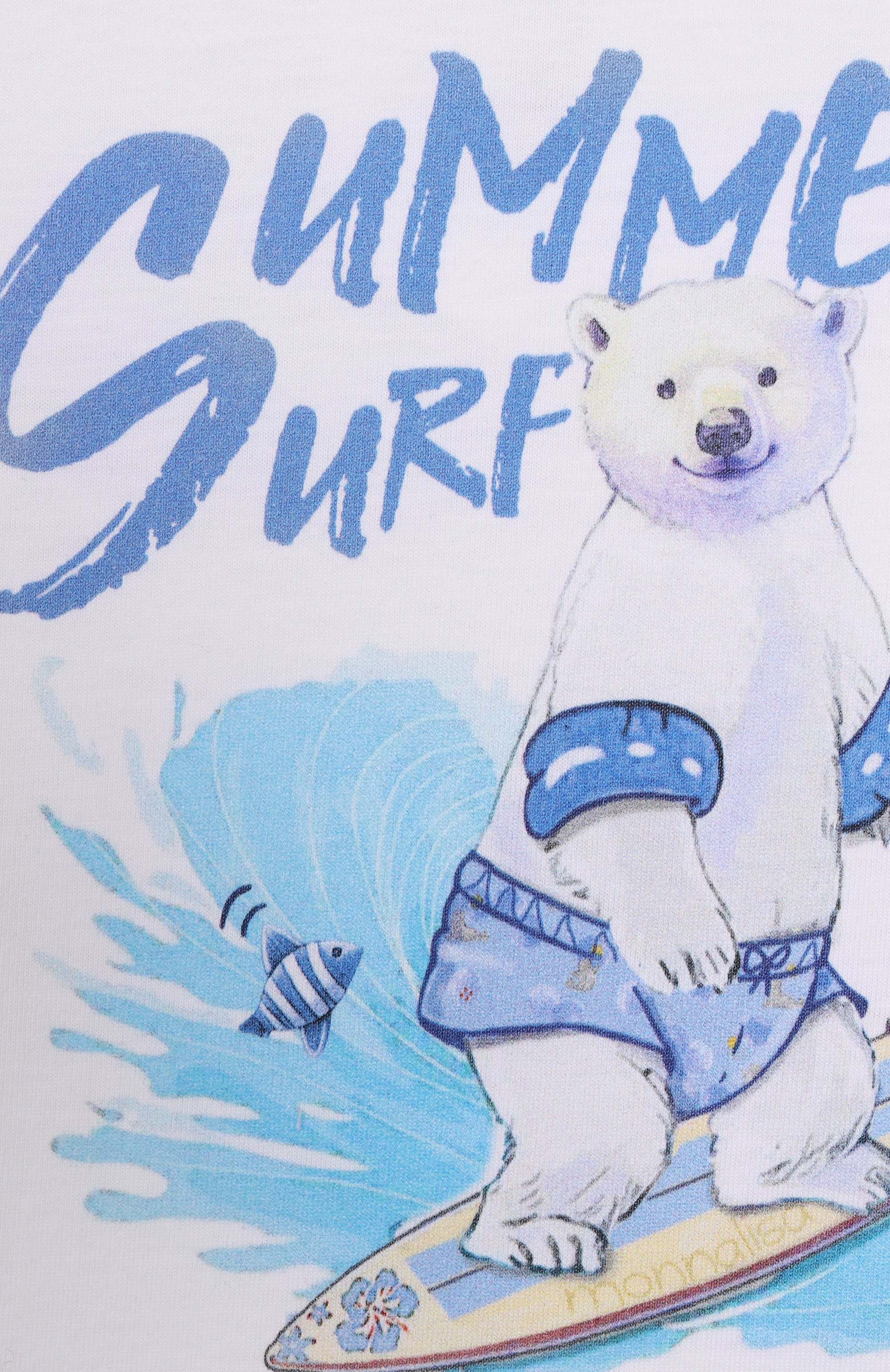 Комплект из футболки и плавок-шорт MONNALISA, арт. 28E509, фото 4