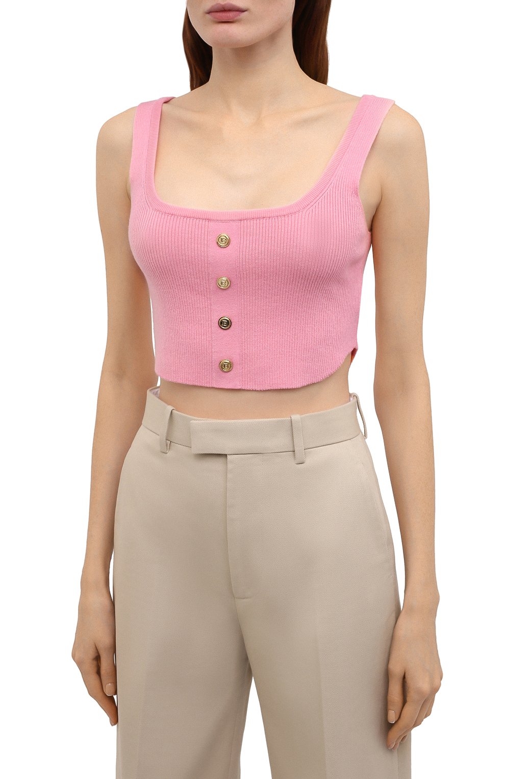 Топ из кашемира и шелка BALMAIN, арт. VF2AA037/K255, фото 3