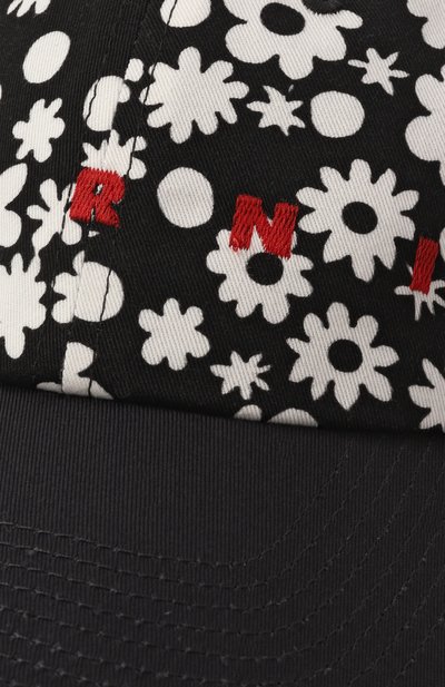 Хлопковая бейсболка MARNI, арт. CLZC0108PS/UAC016, фото 4