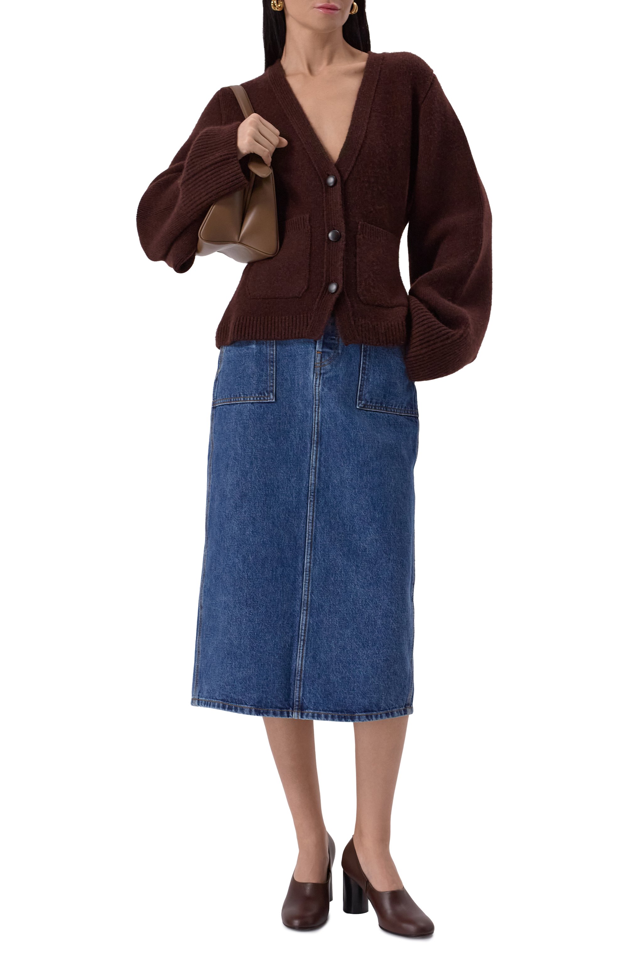 Джинсовая юбка KHAITE, арт. 1159908009/W908, фото 2