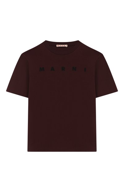 Хлопковая футболка MARNI, арт. M01601/M00RF