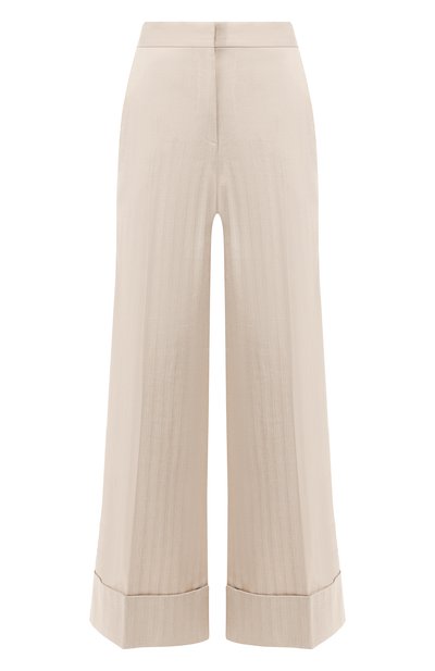 Брюки из смеси льна и хлопка BRUNELLO CUCINELLI, арт. MF578P6962, фото 1