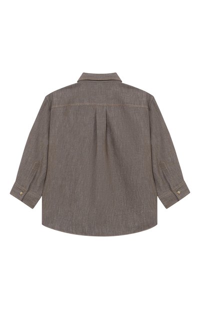 Джинсовая рубашка BRUNELLO CUCINELLI, арт. BB148C864C, фото 2
