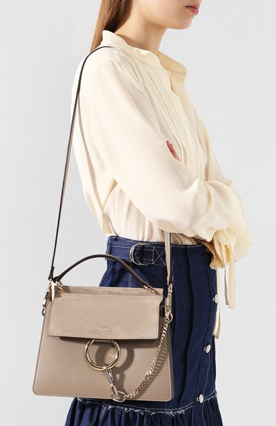 Сумка faye small CHLOÉ бежевого цвета по цене 216000 руб., арт. CHC20SS203H20, фото 5 Сумка faye small CHLOÉ, арт. CHC20SS203H20, фото 5