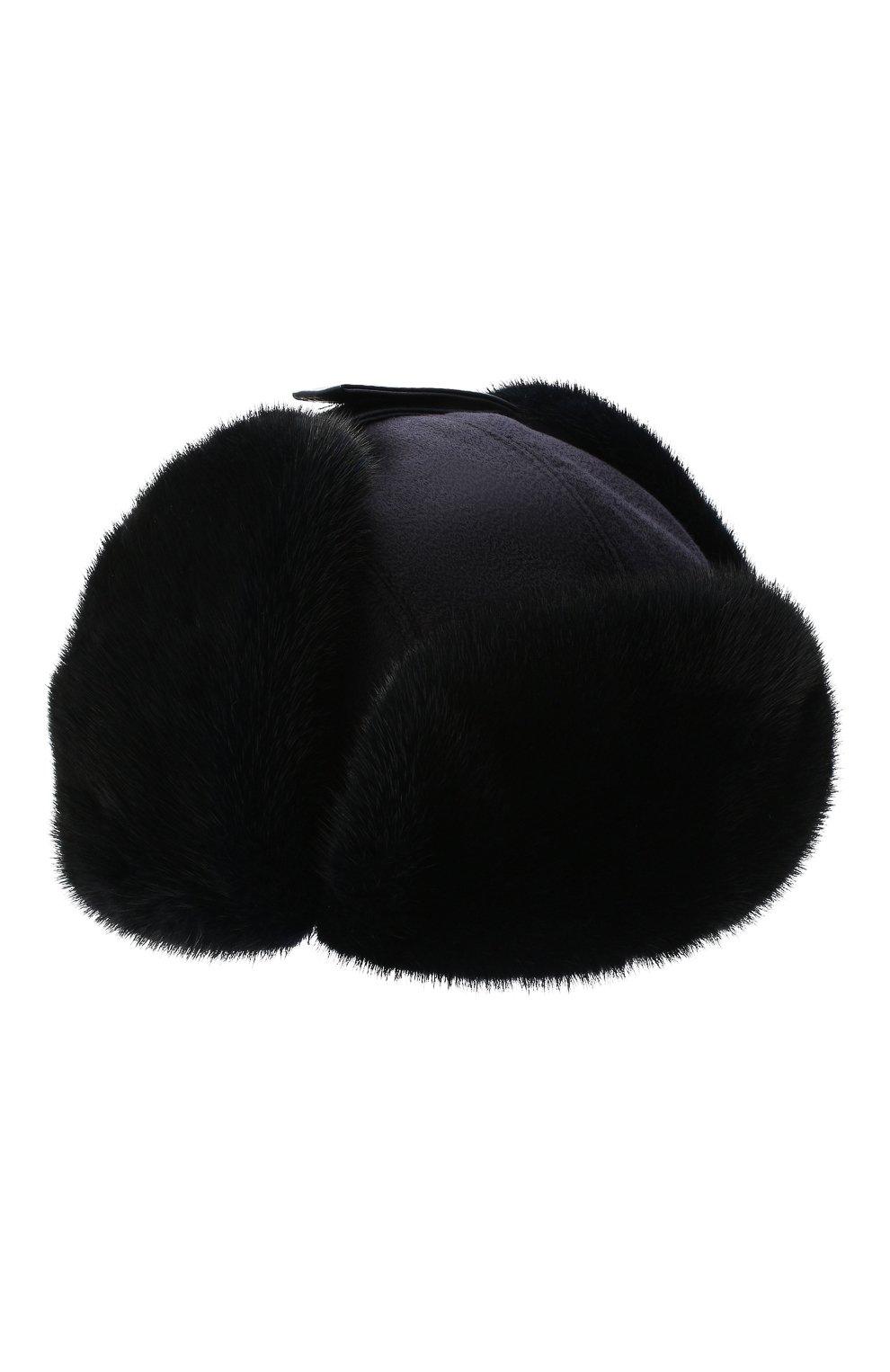 Шапка-ушанка с отделкой из меха норки ZILLI, арт. MHQ-0RS00-30337/1001, фото 3