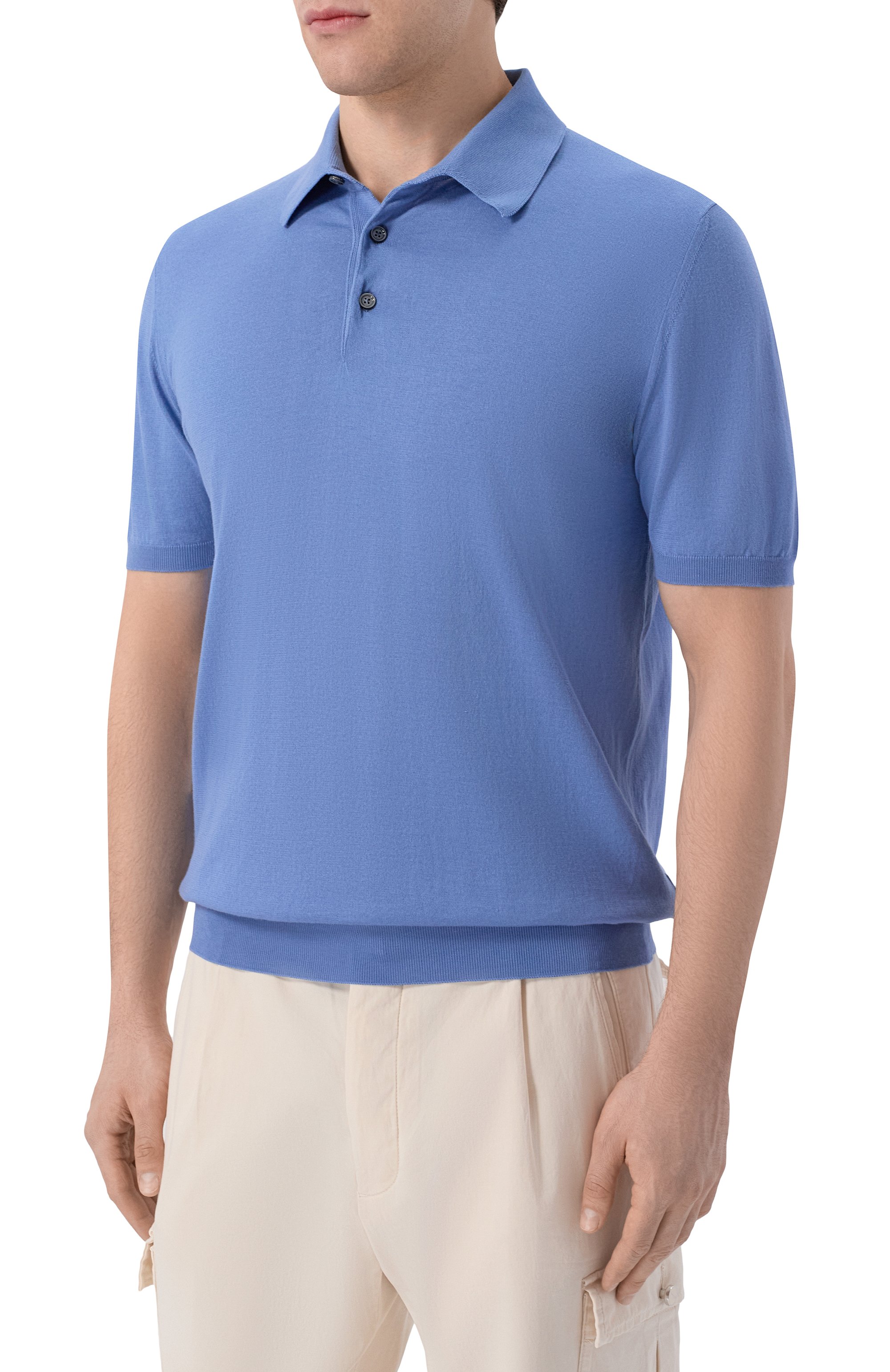 Хлопковое поло KITON, арт. UMKXX33, фото 3