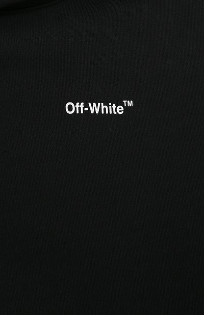Хлопковое худи OFF-WHITE, арт. OBBB001C99FLE0011001, фото 3