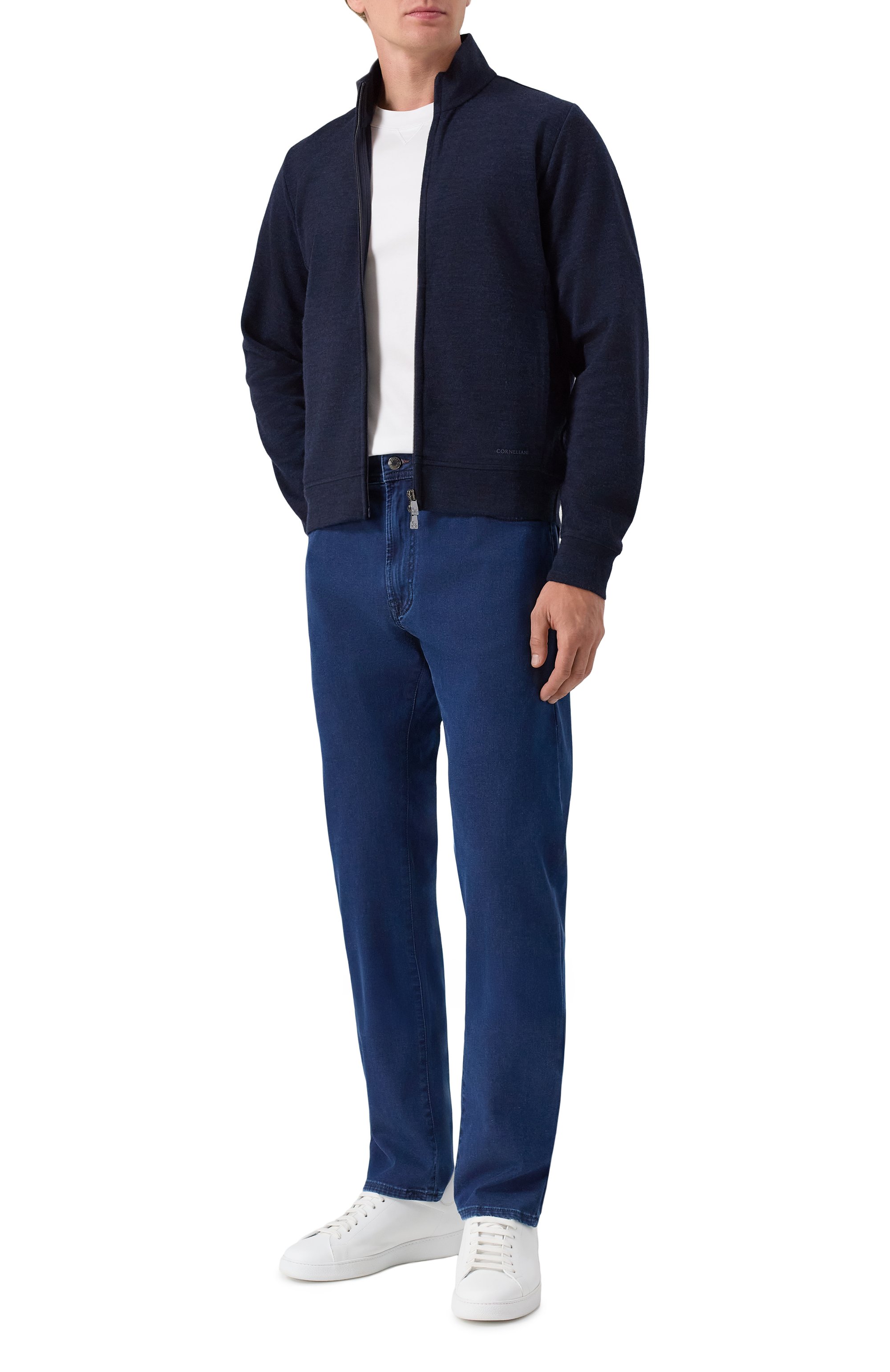 Кардиган из шерсти и хлопка CORNELIANI, арт. 26G566-2625016, фото 2