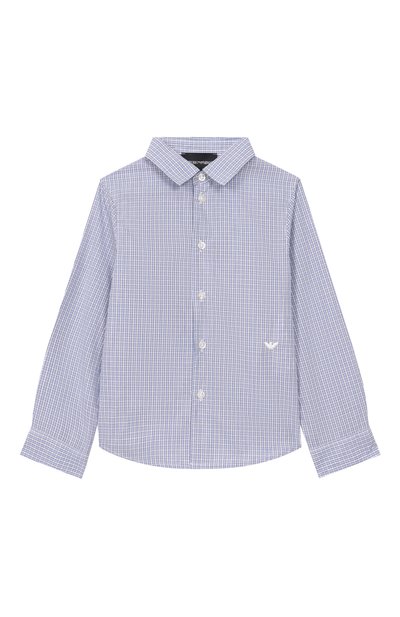 Хлопковая рубашка EMPORIO ARMANI, арт. EB001314/AF20973