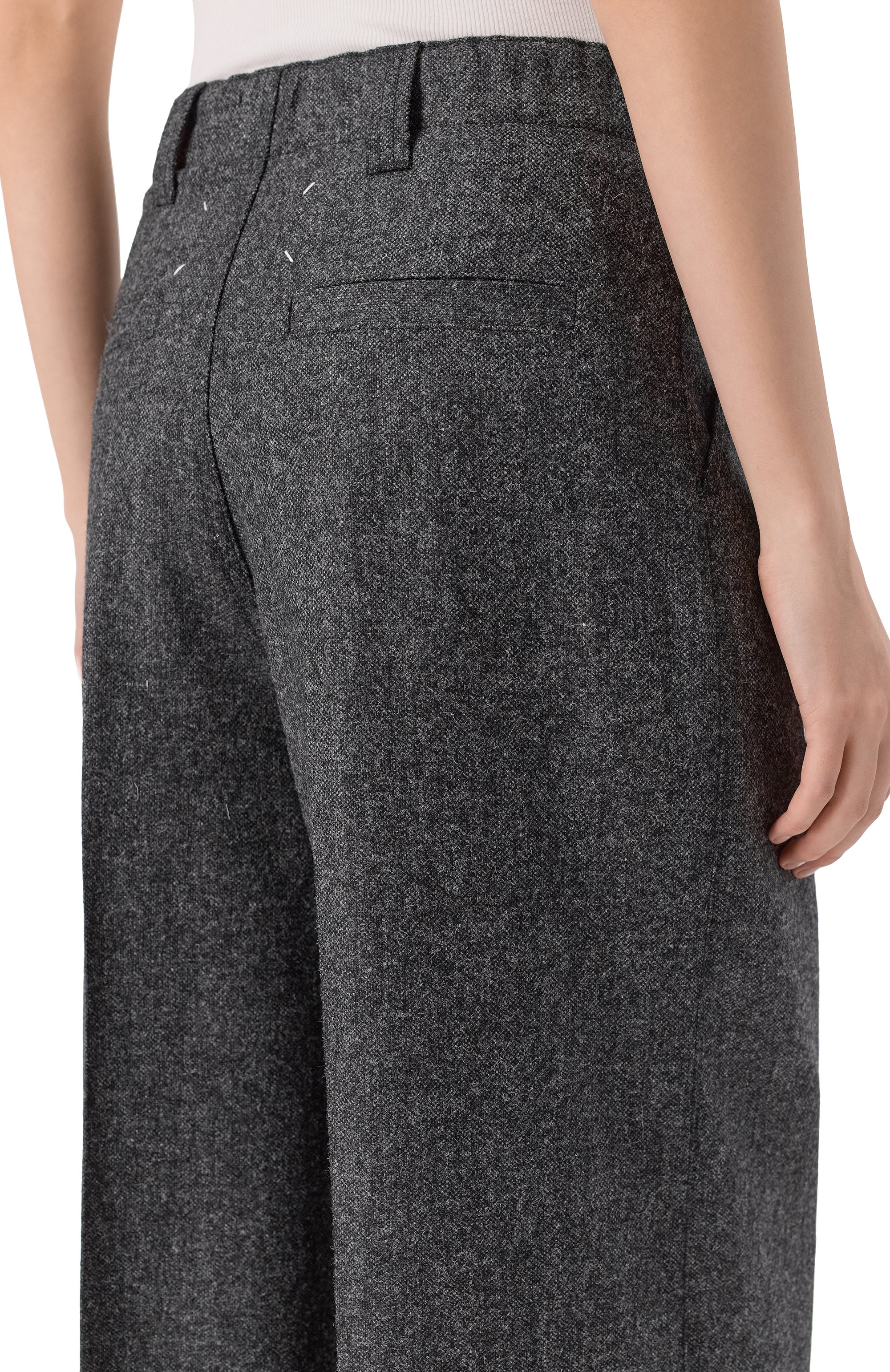 Шерстяные брюки MAISON MARGIELA, арт. S29KA0394/M35569, фото 5