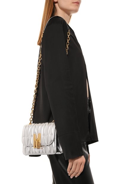 Сумка MOSCHINO серебряного цвета по цене 78450 руб., арт. 2317 A7306/8011, фото 2 Сумка MOSCHINO, арт. 2317 A7306/8011, фото 2