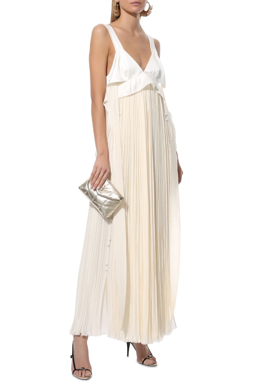 Клатч puffer small с футляром для кредитных карт SAINT LAURENT, арт. 650880/AAAA1, фото 3