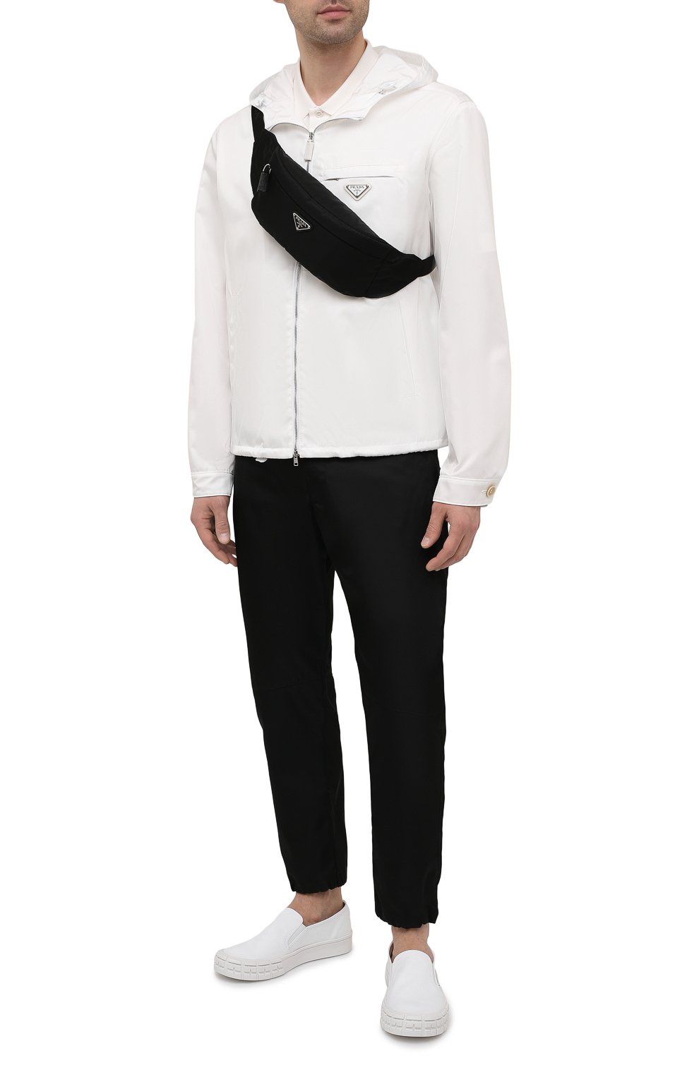 Текстильные слипоны cassetta wheel PRADA, арт. 2DG113-GUD-F0009-G000, фото 2