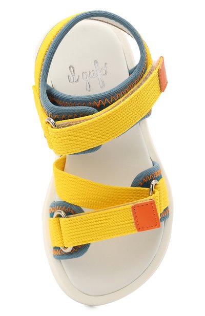 Босоножки IL GUFO желтого цвета по цене 21950 руб., арт. G580/SELVA STRETCH/23-26, фото 4 Босоножки IL GUFO, арт. G580/SELVA STRETCH/23-26, фото 4