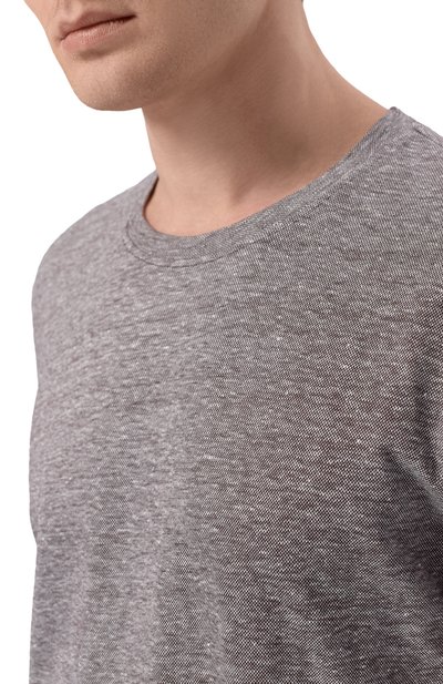 Футболка изо льна и хлопка BOSS, арт. 50559163, фото 5