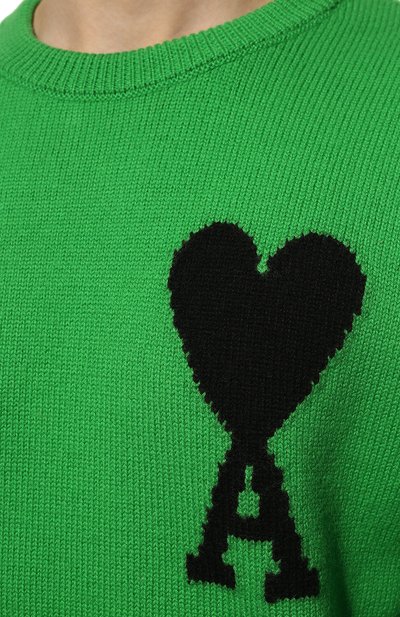 Шерстяной свитер AMI, арт. UKS002.018, фото 5