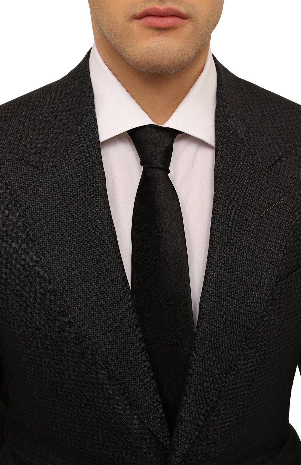 Шелковый галстук LUIGI BORRELLI, арт. CR1432, фото 2