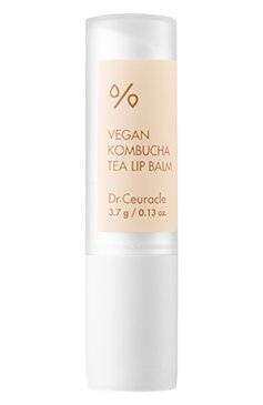 Веганский бальзам для губ с чаем комбуча vegan kombucha tea lip balm (3,7g) DR.CEURACLE бесцветного цвета, арт. 8806133615201 | Фото 1 (Тип продукта: Бальзамы; Назначение: Для губ; Региональные ограничения белый список (Axapta Mercury): Не проставлено; Нос: Не проставлено)