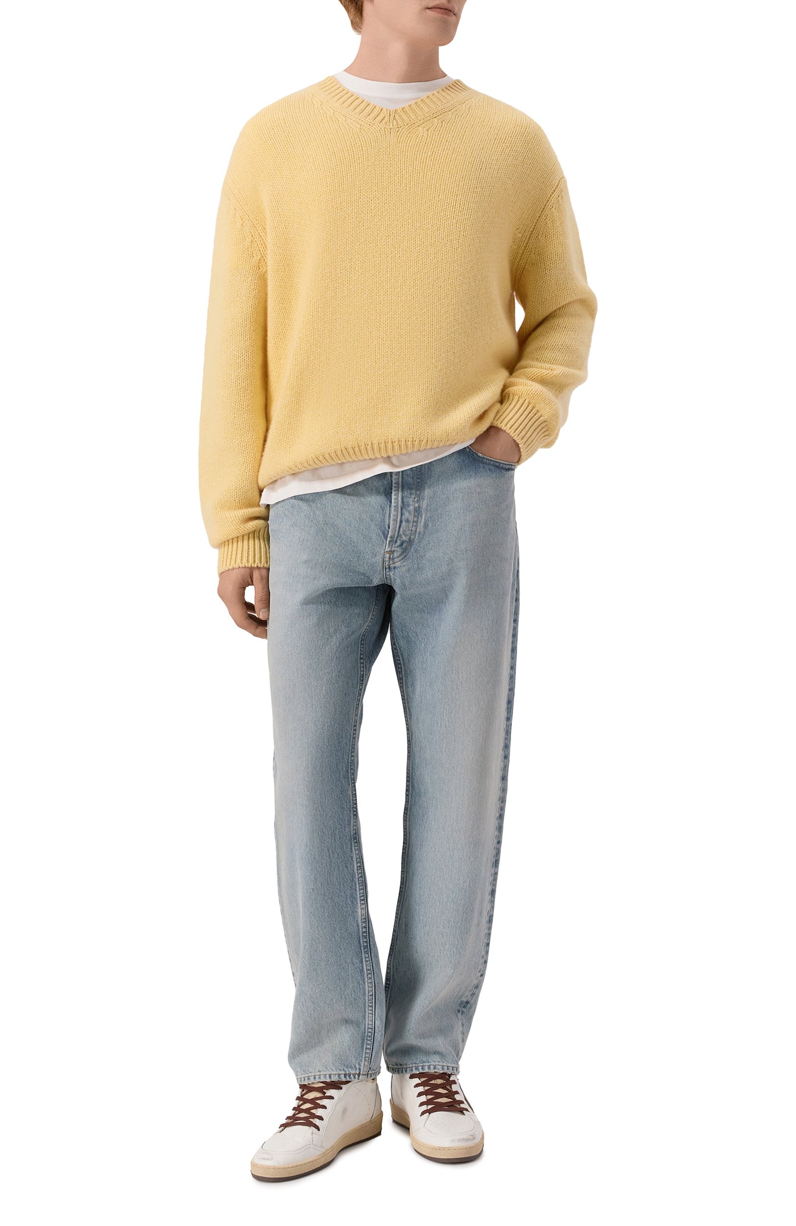 Кожаные кеды sky-star GOLDEN GOOSE DELUXE BRAND, арт. GMF00230.F004005, фото 2