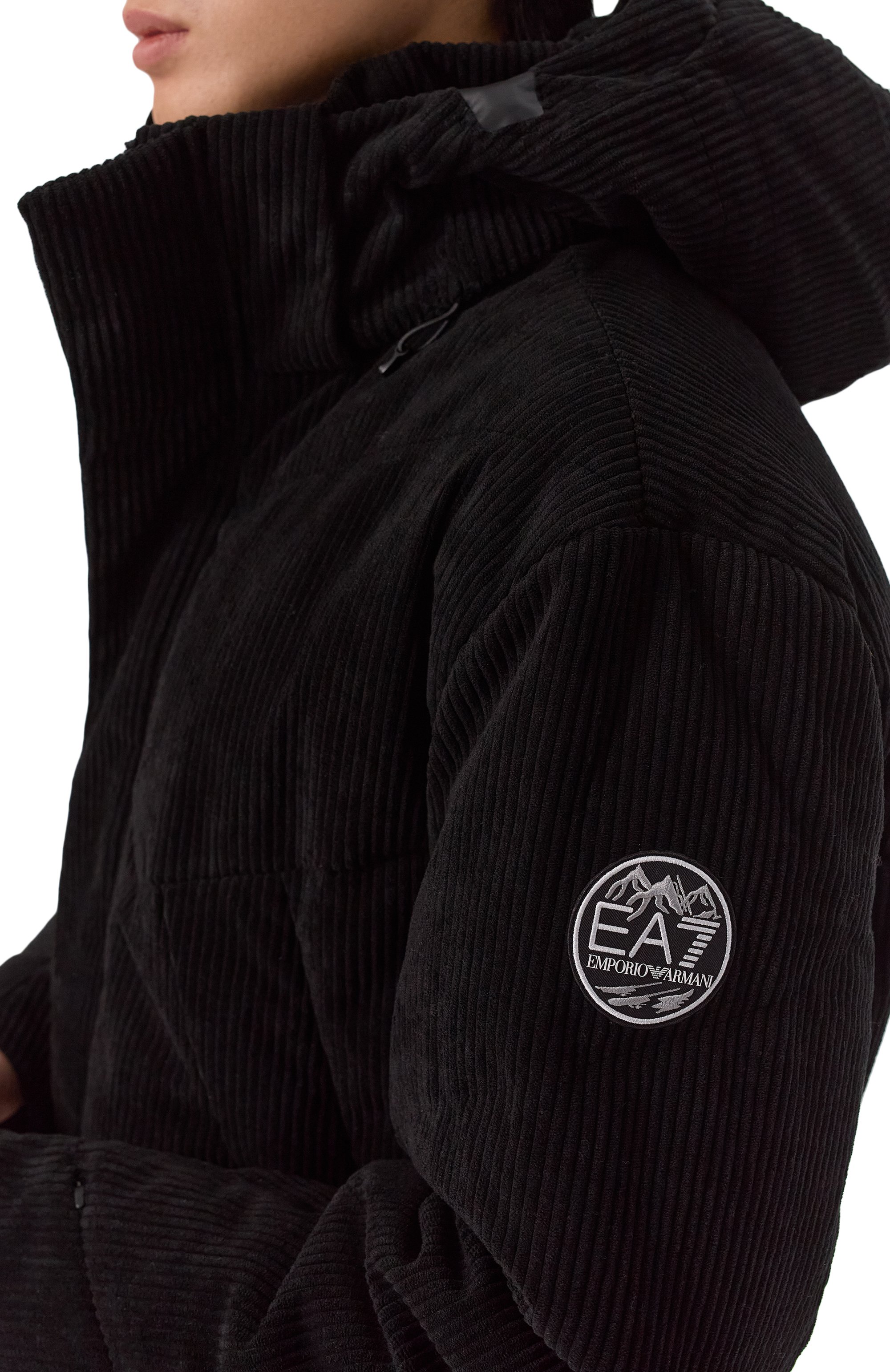 Вельветовый пуховик EA7, арт. 7M000446/AF14636, фото 5