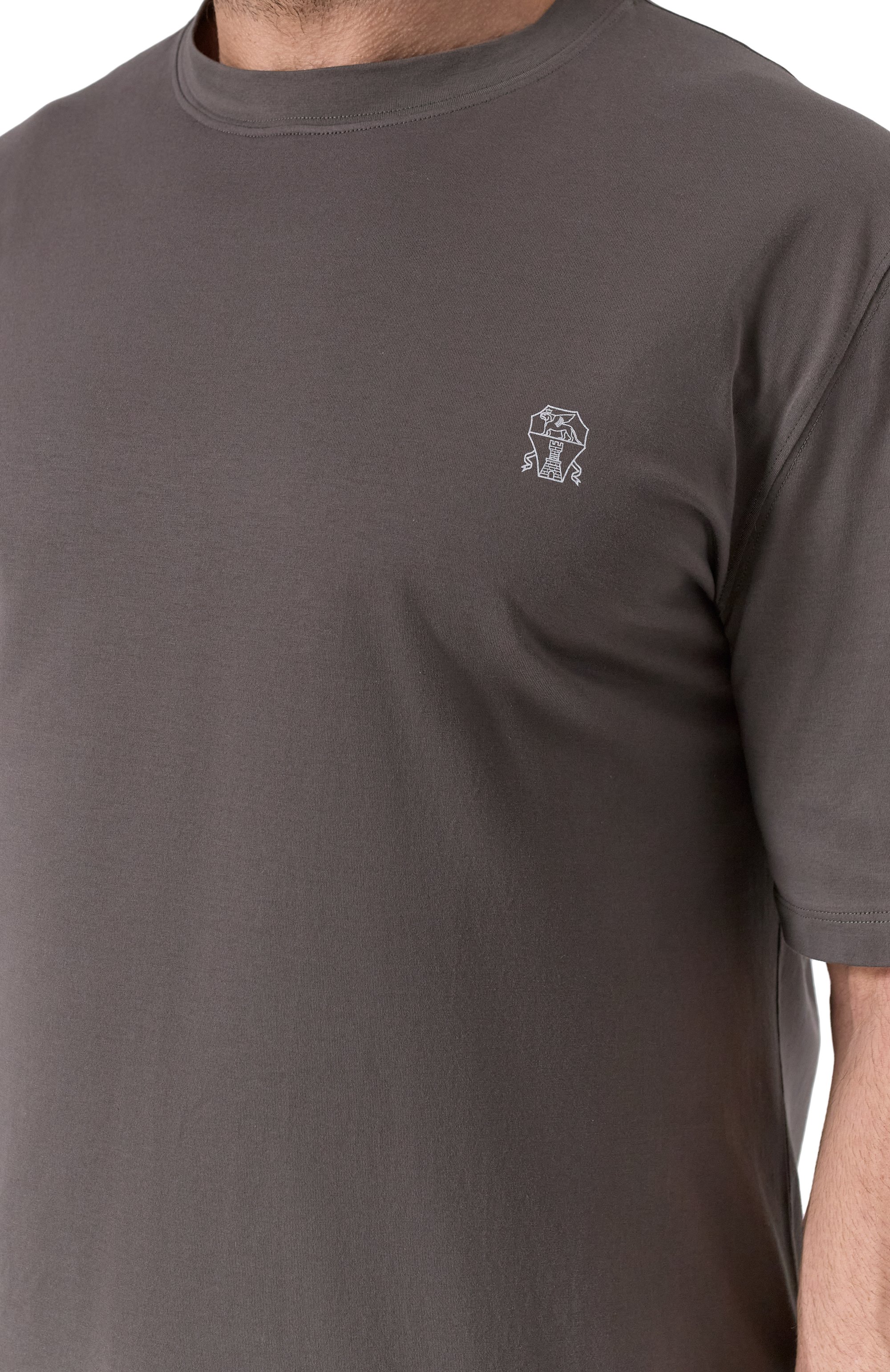 Хлопковая футболка BRUNELLO CUCINELLI, арт. M0B138440W, фото 5