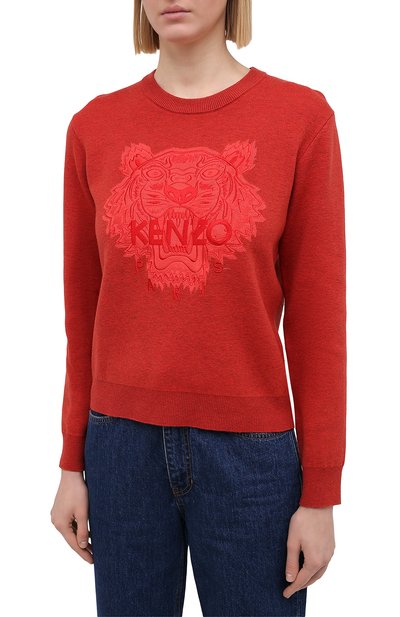 Пуловер из хлопка и шерсти KENZO, арт. FB52PU5843XA, фото 3