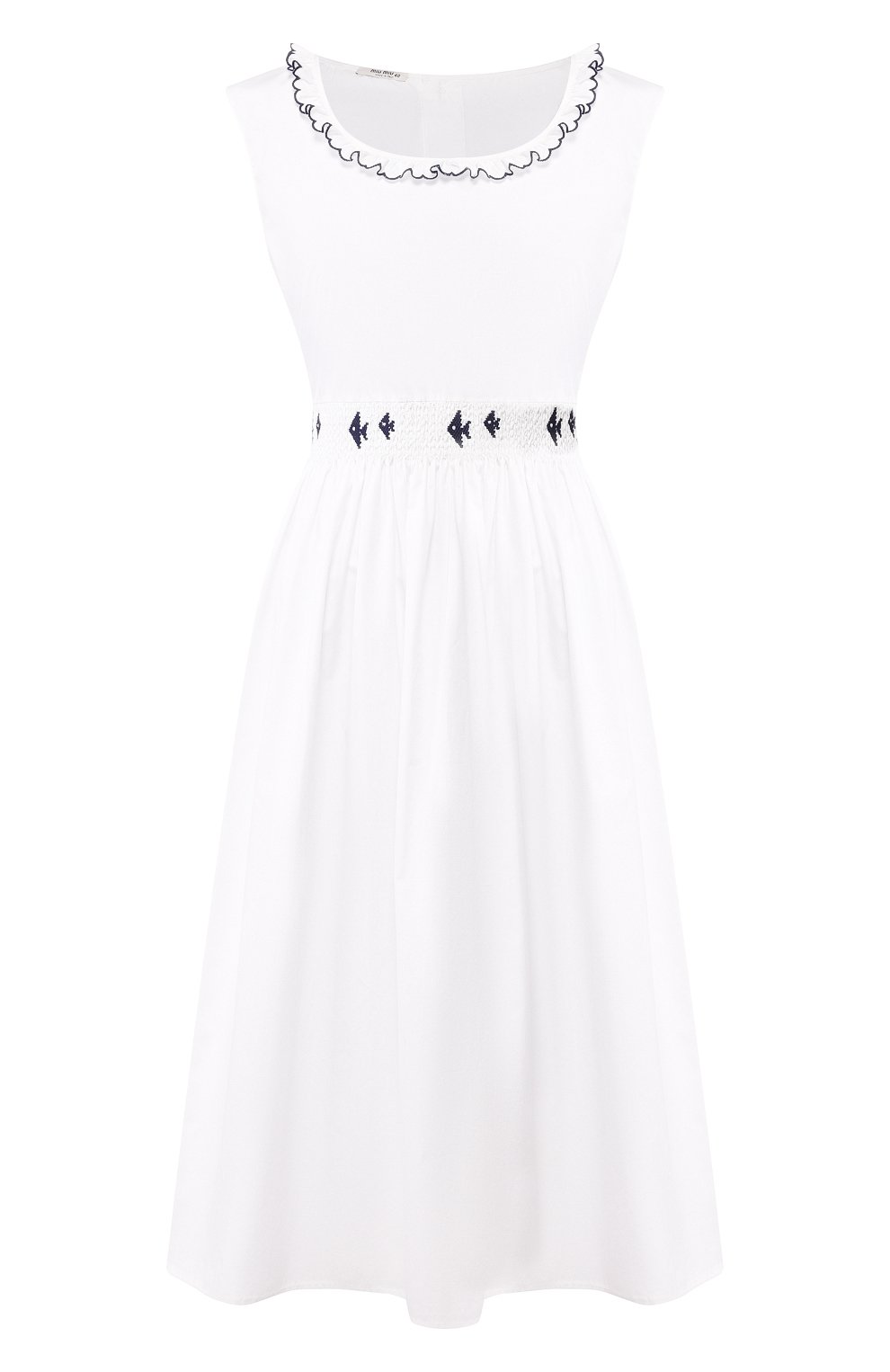 Хлопковое платье MIU MIU, арт. MF3561-SY2-F0009, фото 1