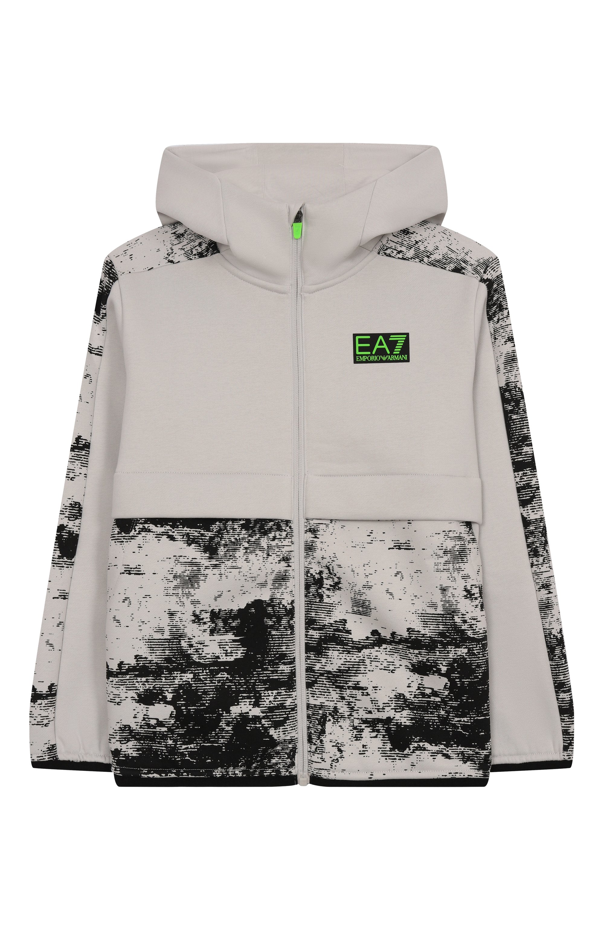 Толстовка EA7 светло-серого цвета по цене 10600 руб., арт. 7B000214/AF16549, фото 1 Толстовка EA7, арт. 7B000214/AF16549, фото 1