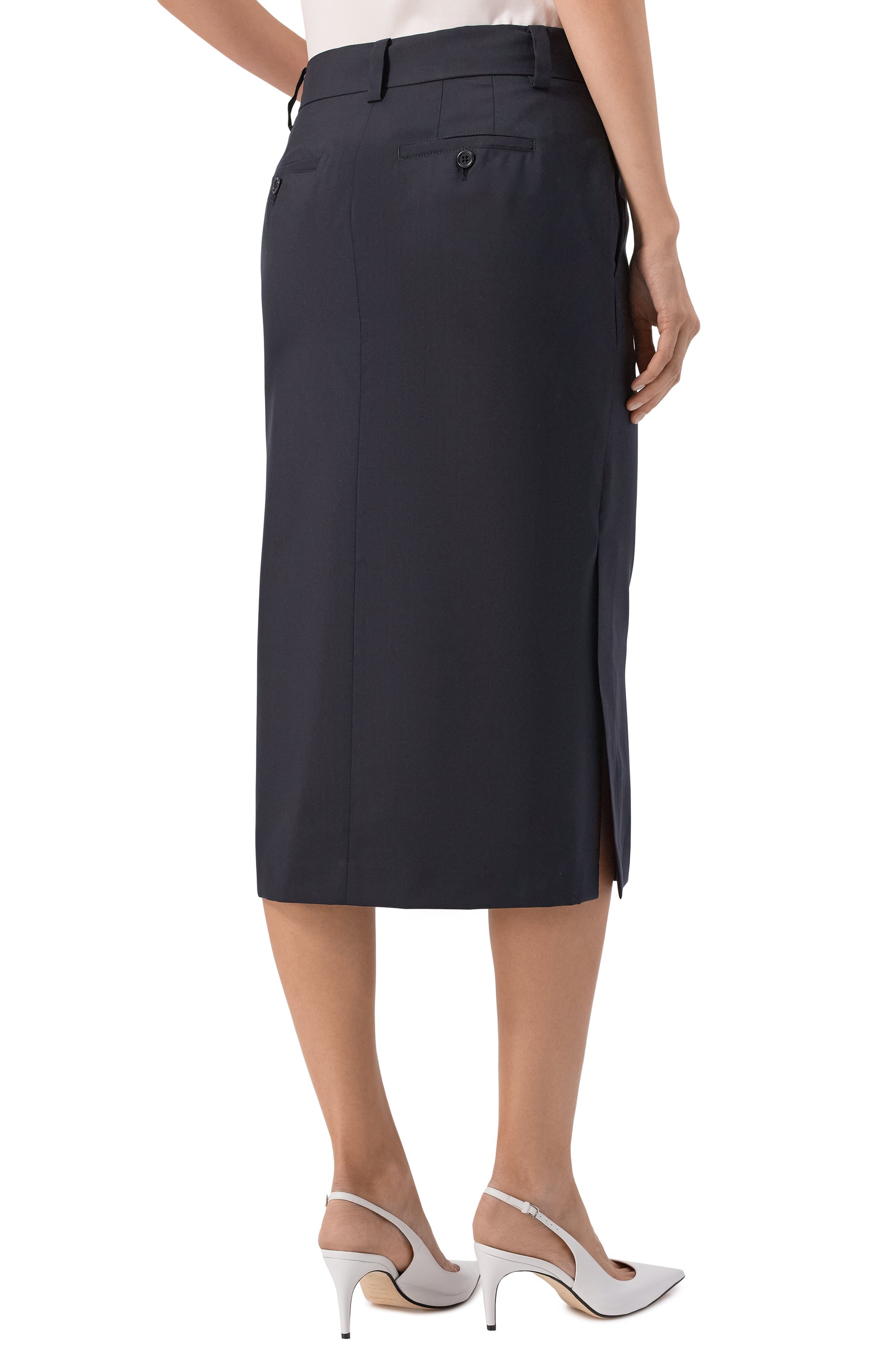 Юбка из шерсти и шелка MVST, арт. 25E/X2P/0/C051/3038, фото 4