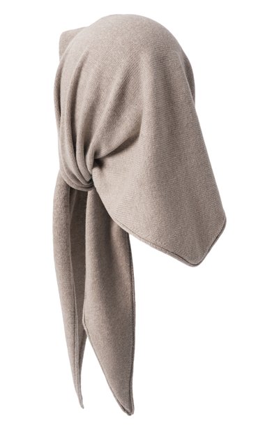 Косынка из шерсти и кашемира 12 STOREEZ серого цвета по цене 12000 руб., арт. 140135, фото 2 Косынка из шерсти и кашемира 12 STOREEZ, арт. 140135, фото 2