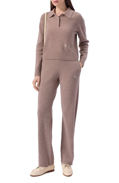 Поло из кашемира и шерсти SPORTY AND RICH, арт. WS07466302BE24, фото 2