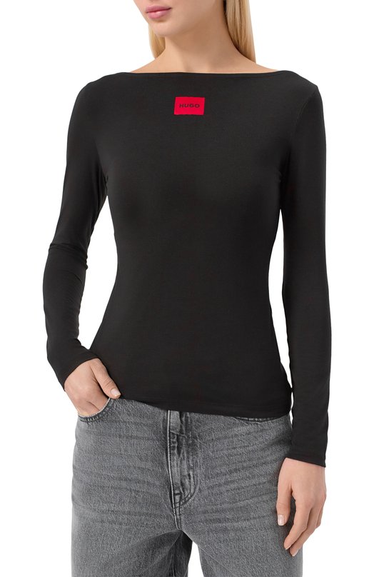 Лонгслив HUGO 50486081 Чёрный  50486081 Фото 3