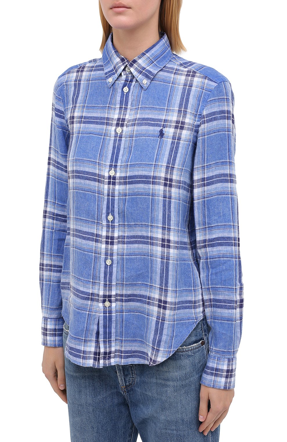 Льняная рубашка POLO RALPH LAUREN, арт. 211697464, фото 3