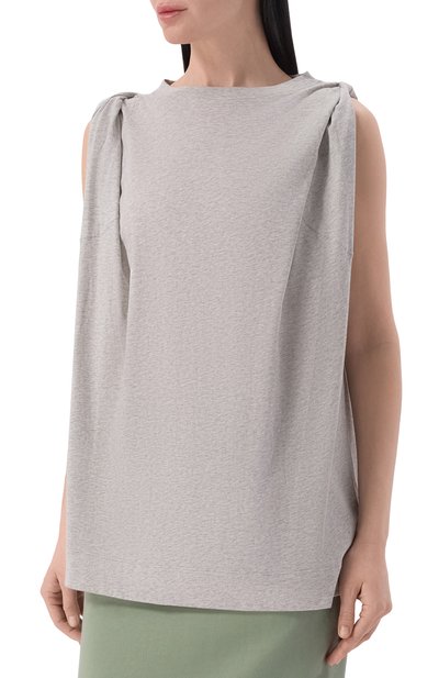 Хлопковый топ DRIES VAN NOTEN, арт. 011130/3606, фото 3