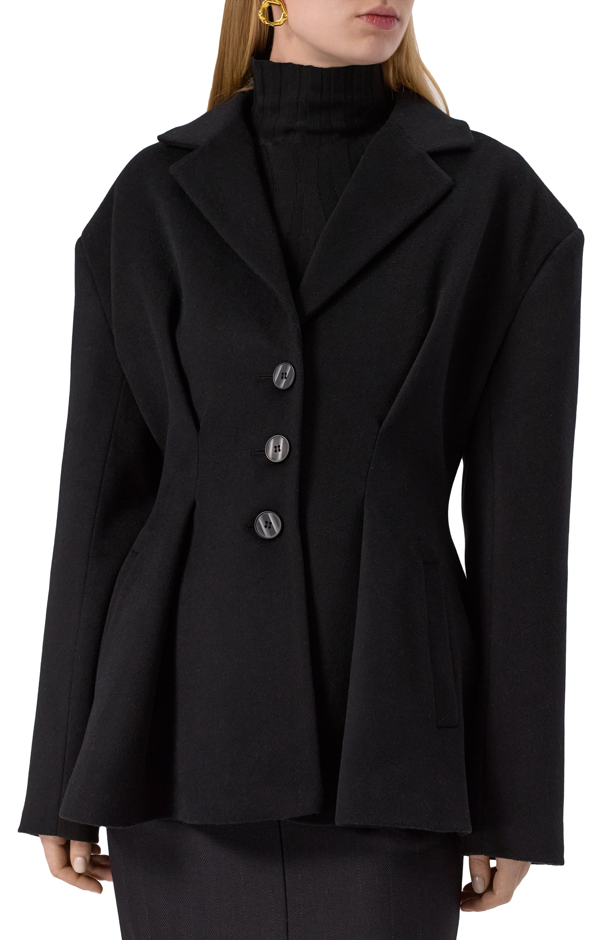 Полупальто из вискозы и шерсти LIKE YANA, арт. LY010201.0135.P9013D.00.24, фото 3