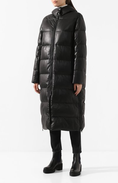 Кожаный пуховик YS ARMY PARIS, арт. 20WFM90315D0CU, фото 3