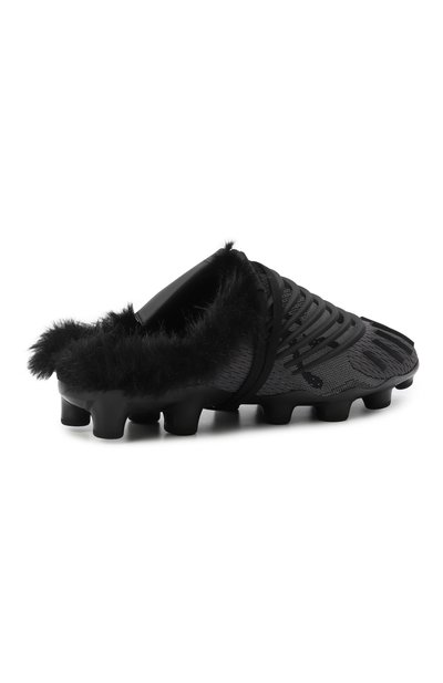 Текстильные сабо half time BALMAIN, арт. FM1VJ397/TKRT, фото 5