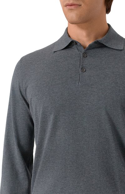 Хлопковое поло BRUNELLO CUCINELLI, арт. M29800135, фото 5