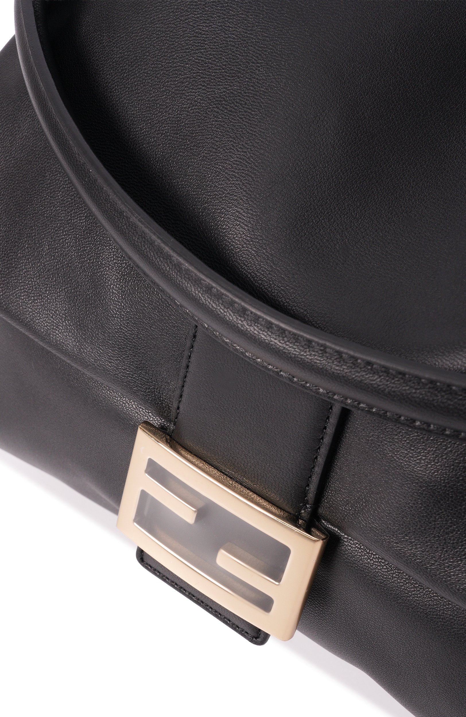Сумка baguette soft large FENDI черного цвета по цене 499500 руб., арт. 8BR857/B1ZK, фото 6 Сумка baguette soft large FENDI, арт. 8BR857/B1ZK, фото 6