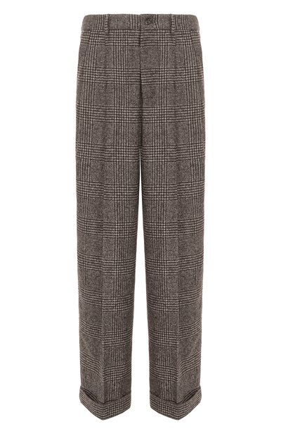 Мужские брюки из шерсти и хлопка DOLCE & GABBANA, арт. GP160T/FQMKD