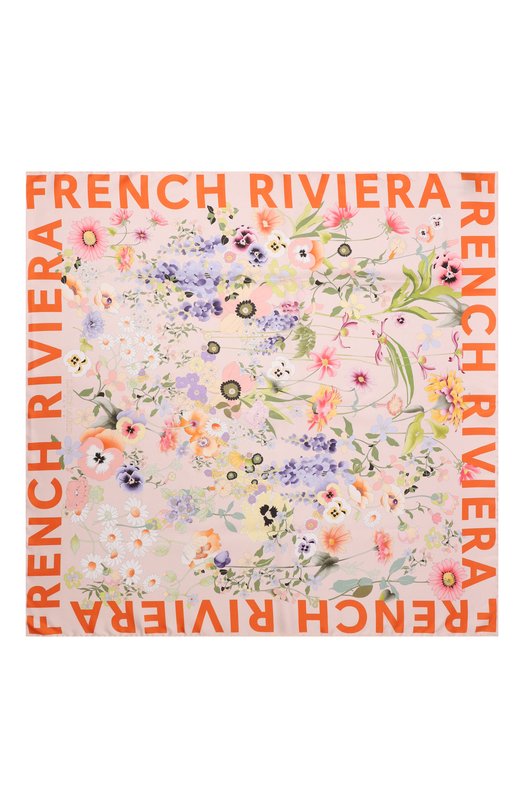 Шелковый платок Leonard Paris Разноцветный, фото 4